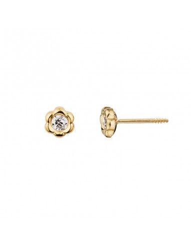 PENDIENTES ORO MARGARITA CIRCONITA...