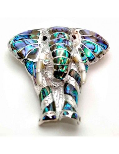 COLGANTE - BROCHE ELEFANTE NACAR