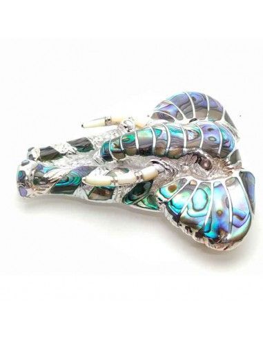COLGANTE - BROCHE ELEFANTE NACAR