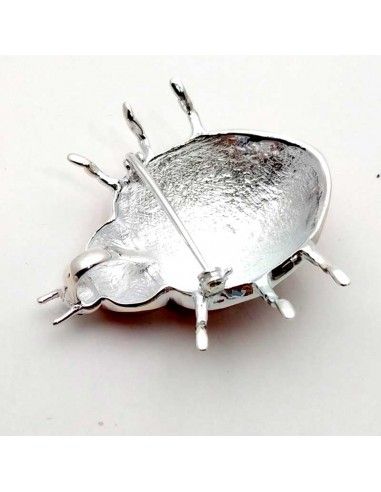 COLGANTE - BROCHE MARIQUITA ROJA