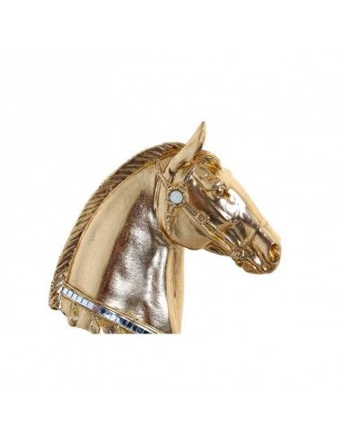 FIGURA DE CABALLO DORADO 36x18.7