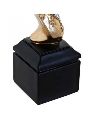 FIGURA DE CABALLO DORADO 36x18.7
