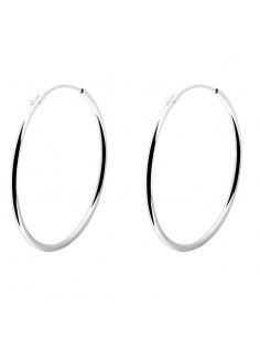 PENDIENTES AROS DE PLATA (2mm) 2