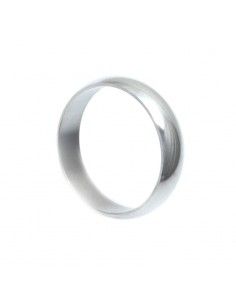 ALIANZA DE PLATA LISA 5 mm
