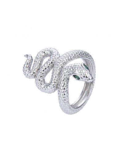 SORTIJA MUJER SERPIENTE DE PLATA