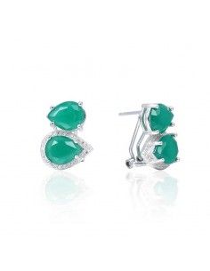 PENDIENTES PLATA CON...