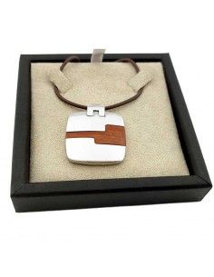 COLGANTE LOTUS ACERO-MADERA 2