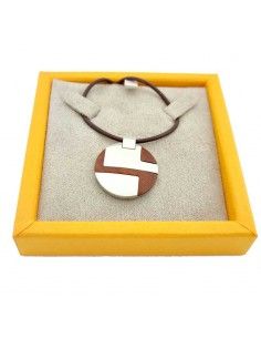 COLGANTE LOTUS ACERO-MADERA 2