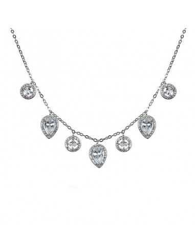 GARGANTILLA PLATA CIRCONITAS RODIADAS