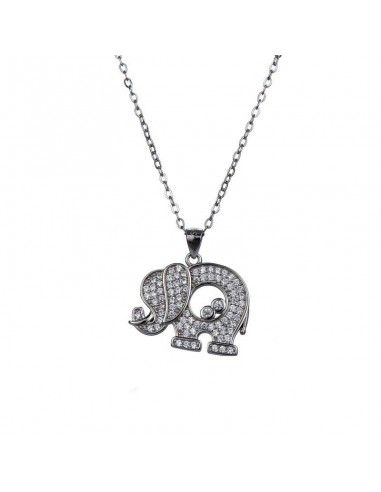 GARGANTILLA ELEFANTE DE PLATA
