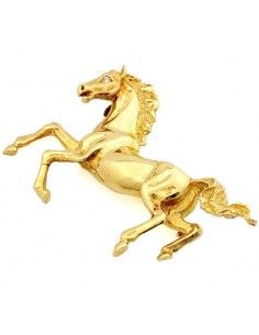 BROCHE - ALFILER CABALLO ORO 2