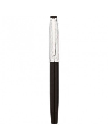 BOLIGRAFO PERSONAL NEGRO - PLATA