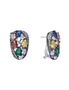 PENDIENTES PLATA CON...