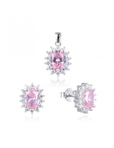 CONJUNTO DE PENDIENTES Y COLGANTE CON...