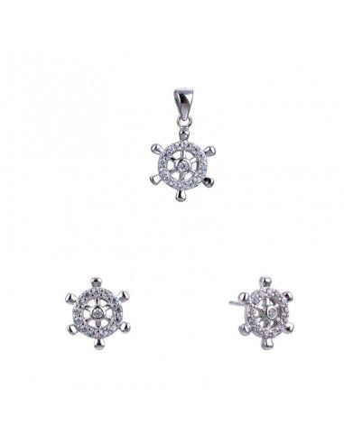 CONJUNTO DE PENDIENTES Y COLGANTE...