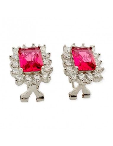 PENDIENTES PIEDRA ESMERALDA RUBI ZAFIRO