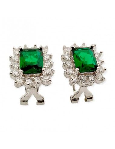 PENDIENTES PIEDRA ESMERALDA RUBI ZAFIRO