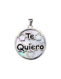 MEDALLA PLATA TE QUIERO
