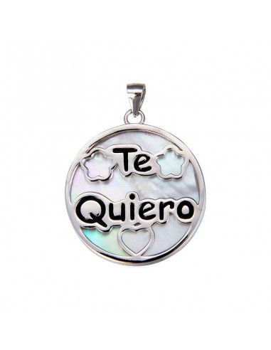 MEDALLA PLATA TE QUIERO