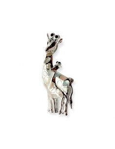 COLGANTE - BROCHE JIRAFA NACAR 2