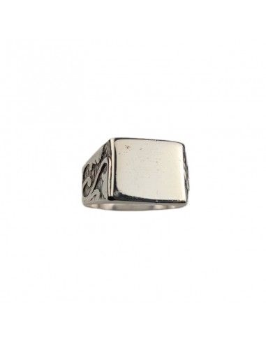 SELLO DE PLATA HOMBRE CABEZA CUADRADA