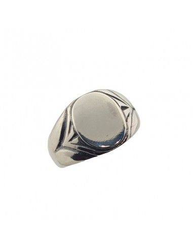 SELLO DE PLATA HOMBRE CABEZA REDONDA