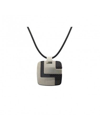 COLGANTE LOTUS ACERO - FIBRA DE CARBONO