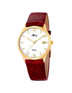 RELOJ LOTUS ORO CORREA DE PIEL