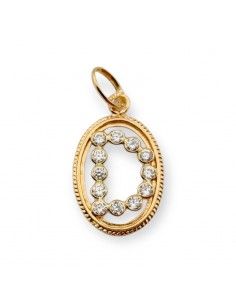 COLGANTE INICIAL ORO CON...