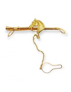 PASADOR CORBATA CABALLO ORO