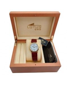 RELOJ LOTUS ORO CORREA DE PIEL 2