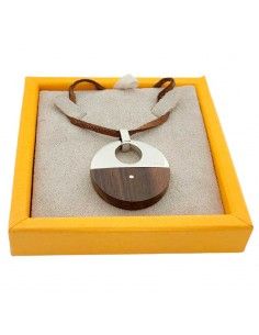 COLGANTE LOTUS ACERO-MADERA 2