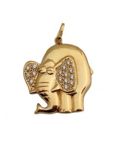 COLGANTE ELEFANTE ORO