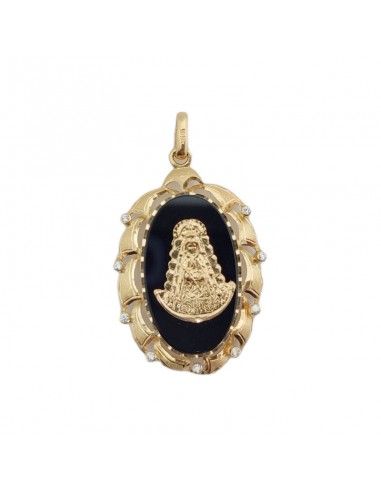 MEDALLA VIRGEN DEL ROCIO ORO CON...