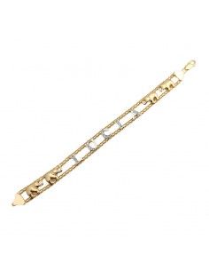 PULSERA LUCIA ORO BICOLOR