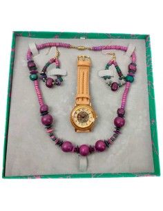 CONJUNTO RELOJ COLLAR Y...