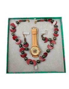 CONJUNTO RELOJ COLLAR Y...