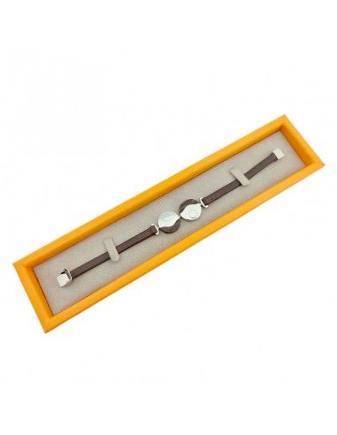 PULSERA LOTUS ACERO-MADERA