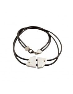 PULSERA LOTUS CUERO DOS...
