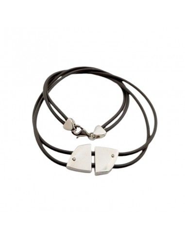 PULSERA LOTUS CUERO DOS VUELTAS