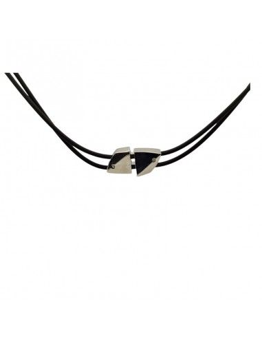 PULSERA LOTUS CUERO DOS VUELTAS