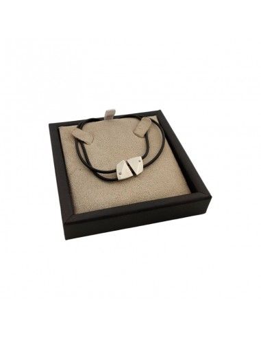 PULSERA LOTUS CUERO DOS VUELTAS