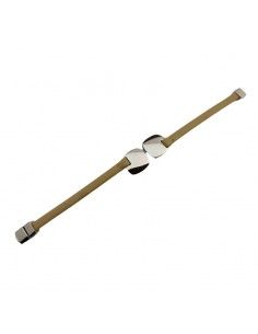 PULSERA LOTUS ACERO-MADERA 2