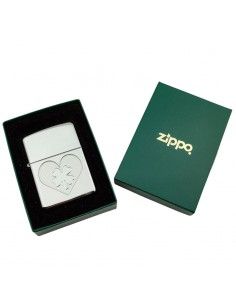 MECHERO ZIPPO CORAZON TREBOL 2