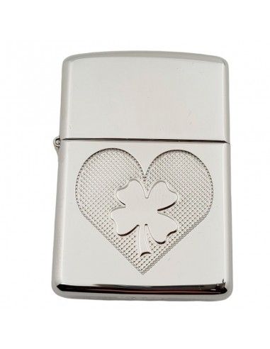 MECHERO ZIPPO CORAZON TREBOL