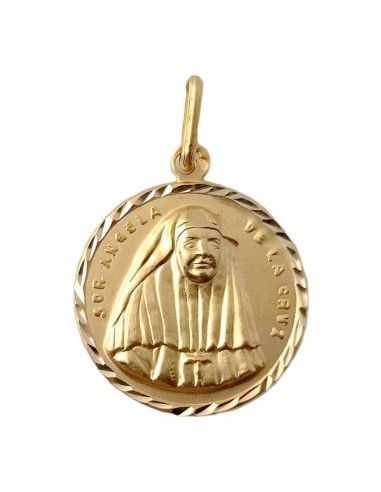 MEDALLA SOR ANGELA DE LA CRUZ ORO 18K