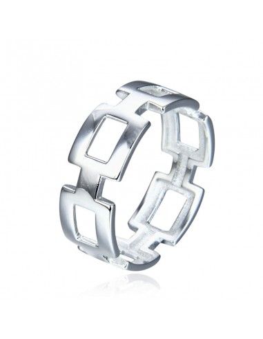 ANILLO ESLABÓN PLATA MUJER