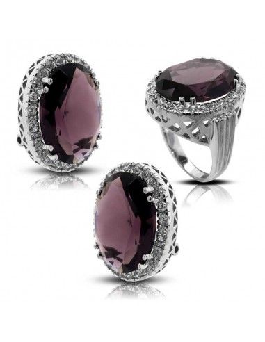 CONJUNTO DE PENDIENTES Y SORTIJA...