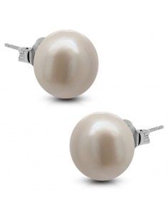 PENDIENTES PLATA CON PERLAS...