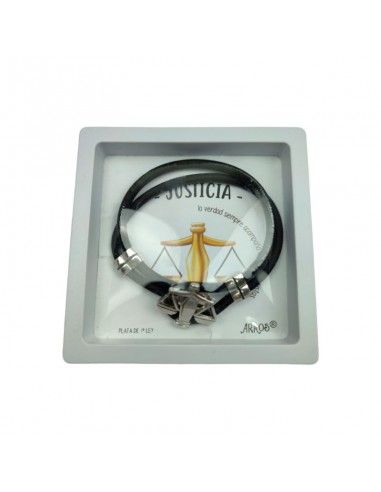 PULSERA DE LA JUSTICIA HOMBRE